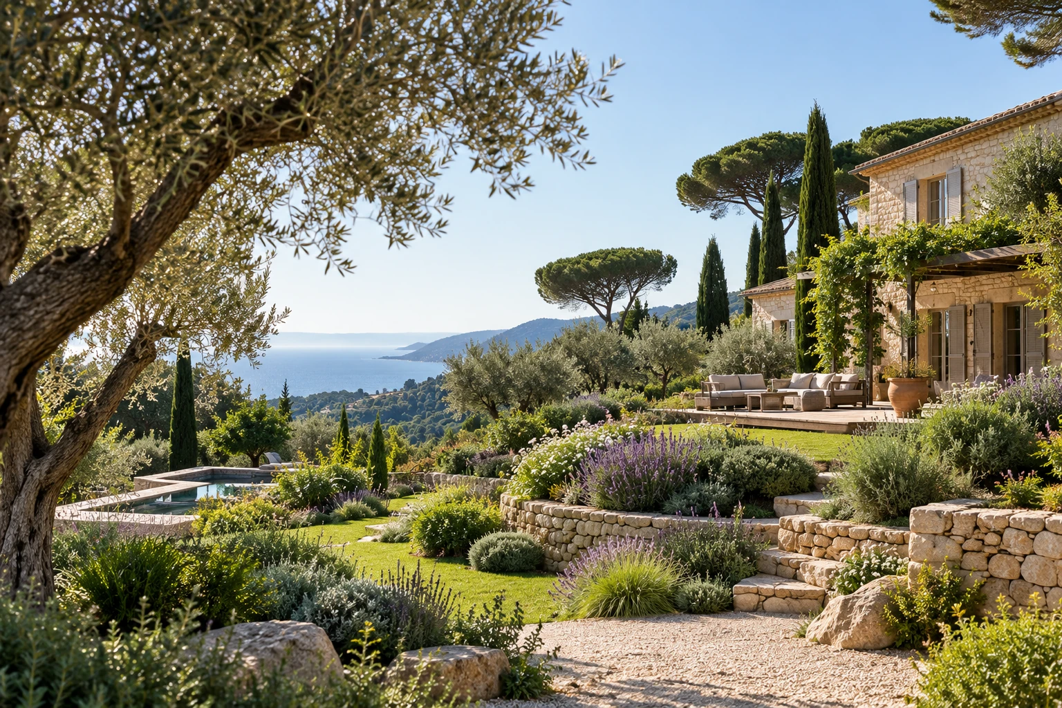 Visuel d'intention : Gestion horticole de villas