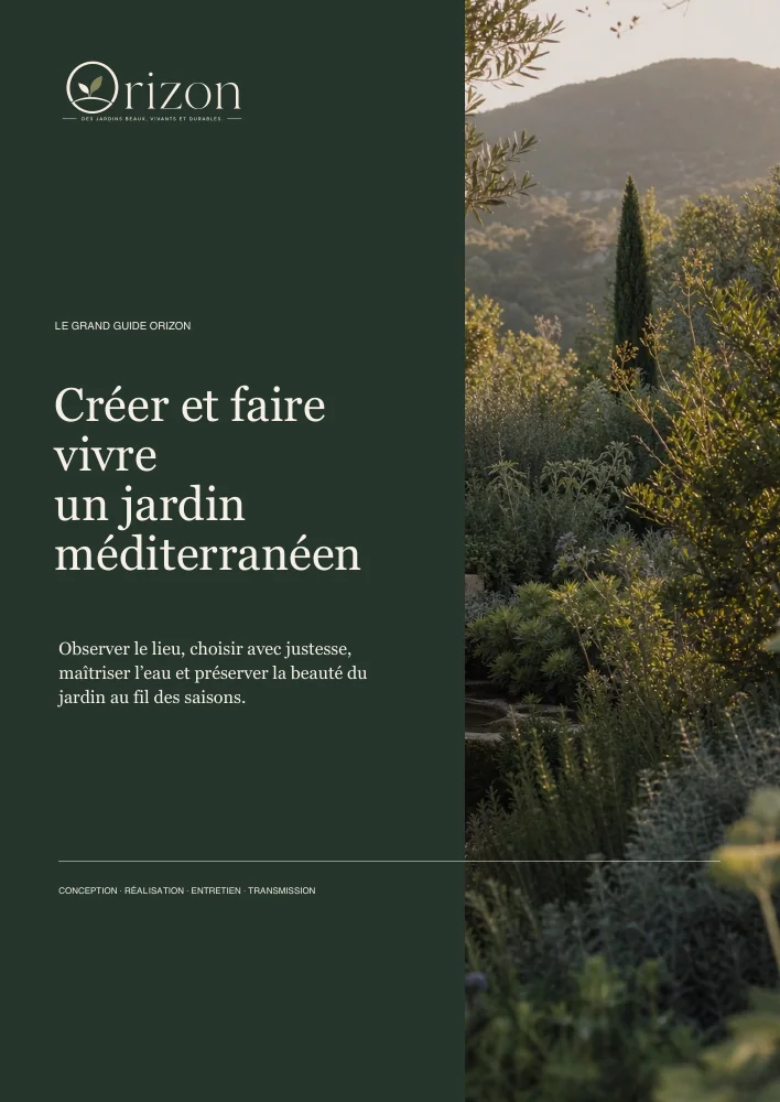 Couverture du Grand Guide Orizon du jardin méditerranéen